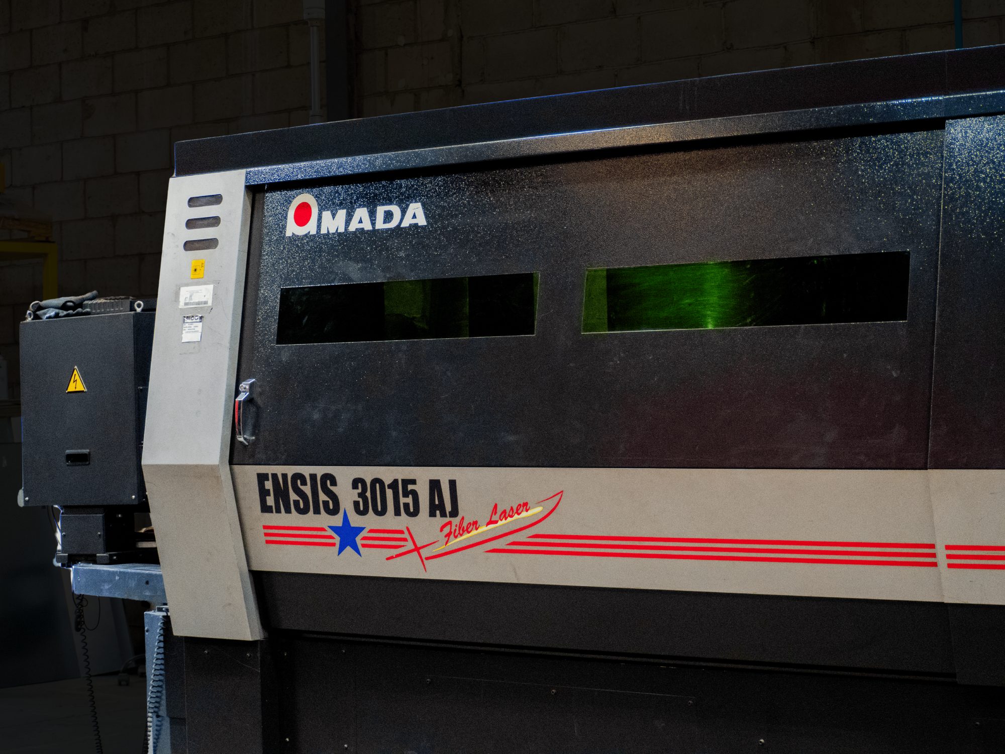 AMADA ENSIS 3015 AJ fiber laser at ALCO